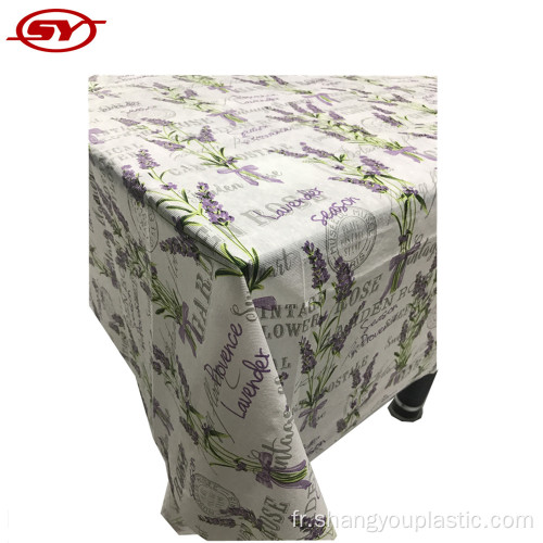 Wholesale nappe de Peva sauvegardée avec flanelle